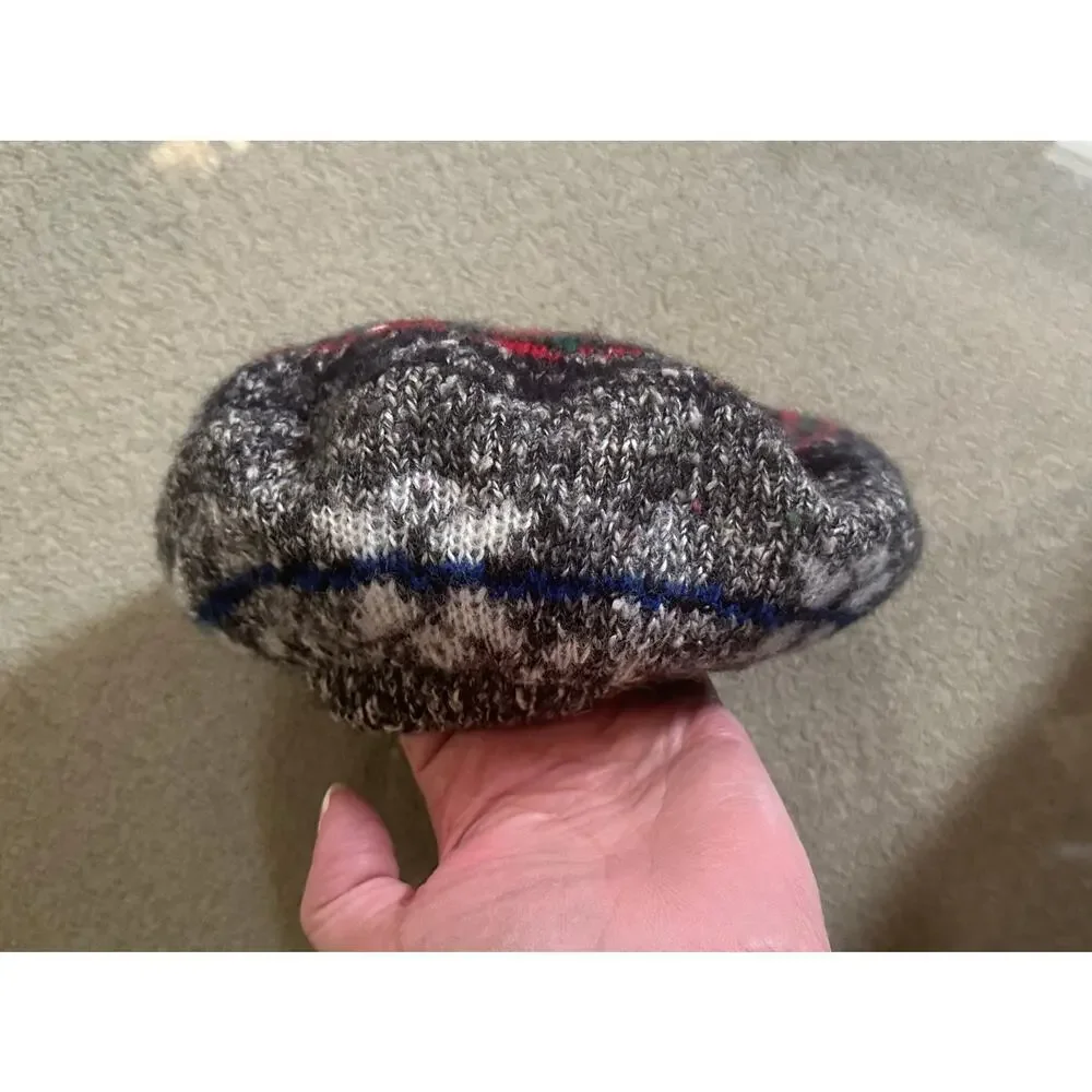 Aris Wool Knit Winter Beret Hat